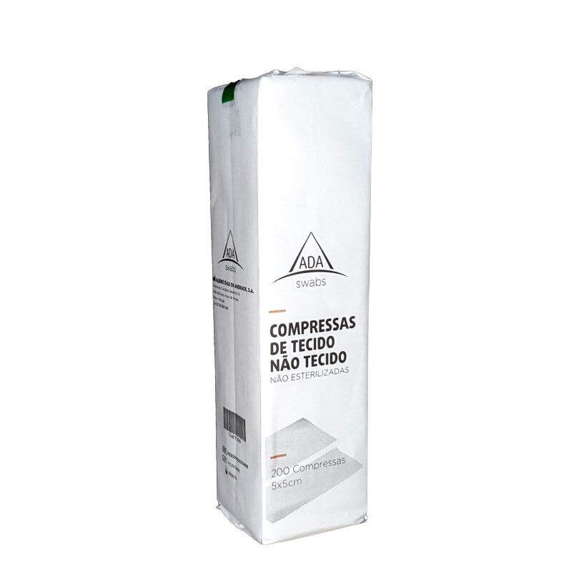Comprese nesterile ADA din material netesut, 5 x 5 cm, 4 straturi, 200 bucati